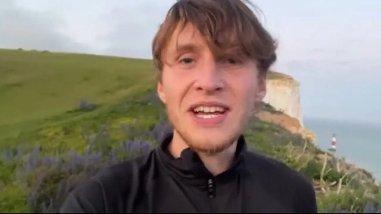 YTuber is called an idiot with a death wish' as is filming himself camping just feet from the cliff