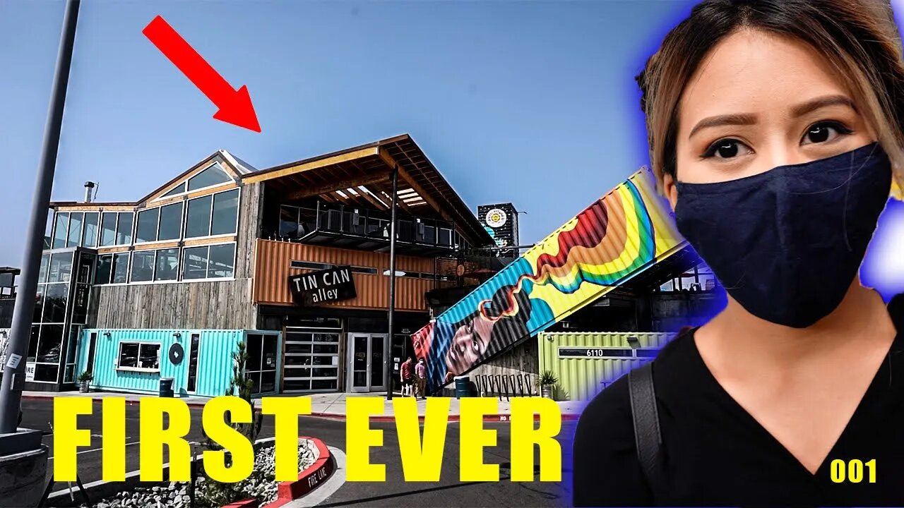 Worlds First EVER SHIPPING CONTAINER FOOD COURT \\ 001