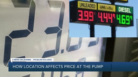 How location affects prices at the pump