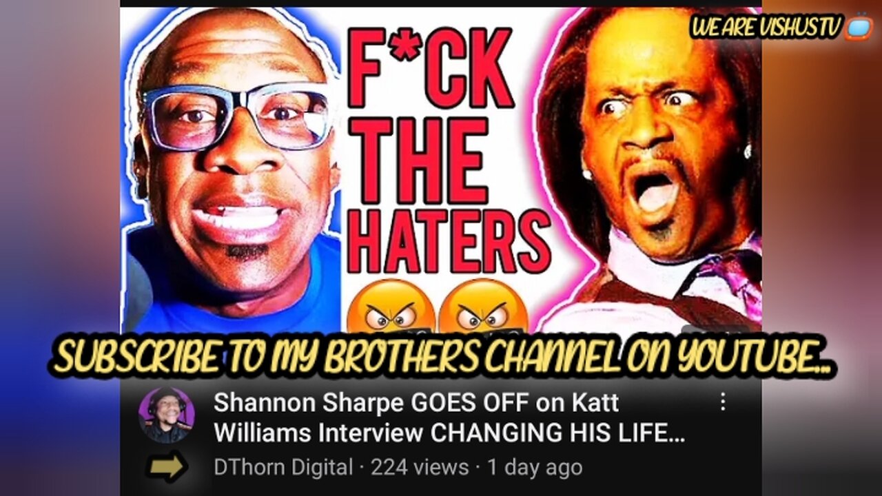 Shannon Sharp Goes Off On Katt Williams Changing His Life... #VishusTv 📺