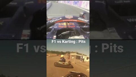 F1 vs Karting : Pits