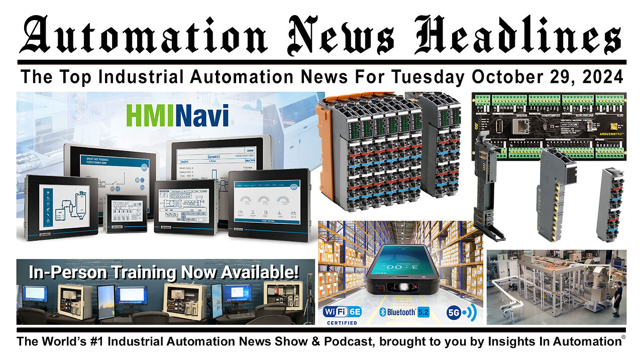 Automation News Headlines for Tuesday 10/29/24