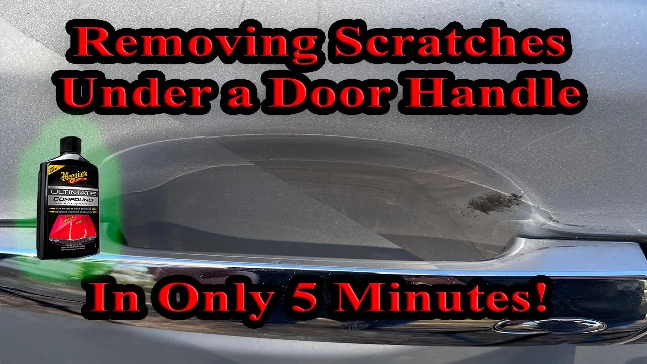 DIY: Removing Scratches Under Your Door Handle in Just 5 Minutes!