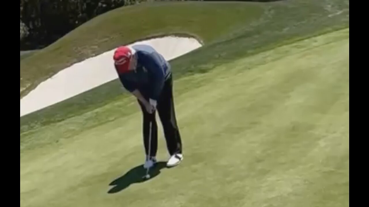 Trump Drains Ultra-Long Putt