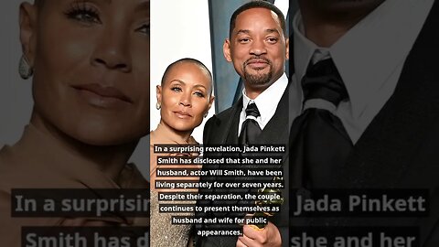 Will Smith & Jada Pinkett Smith Living Separately For Over 7 Years #shortsfeed #shortsvideo #shorts