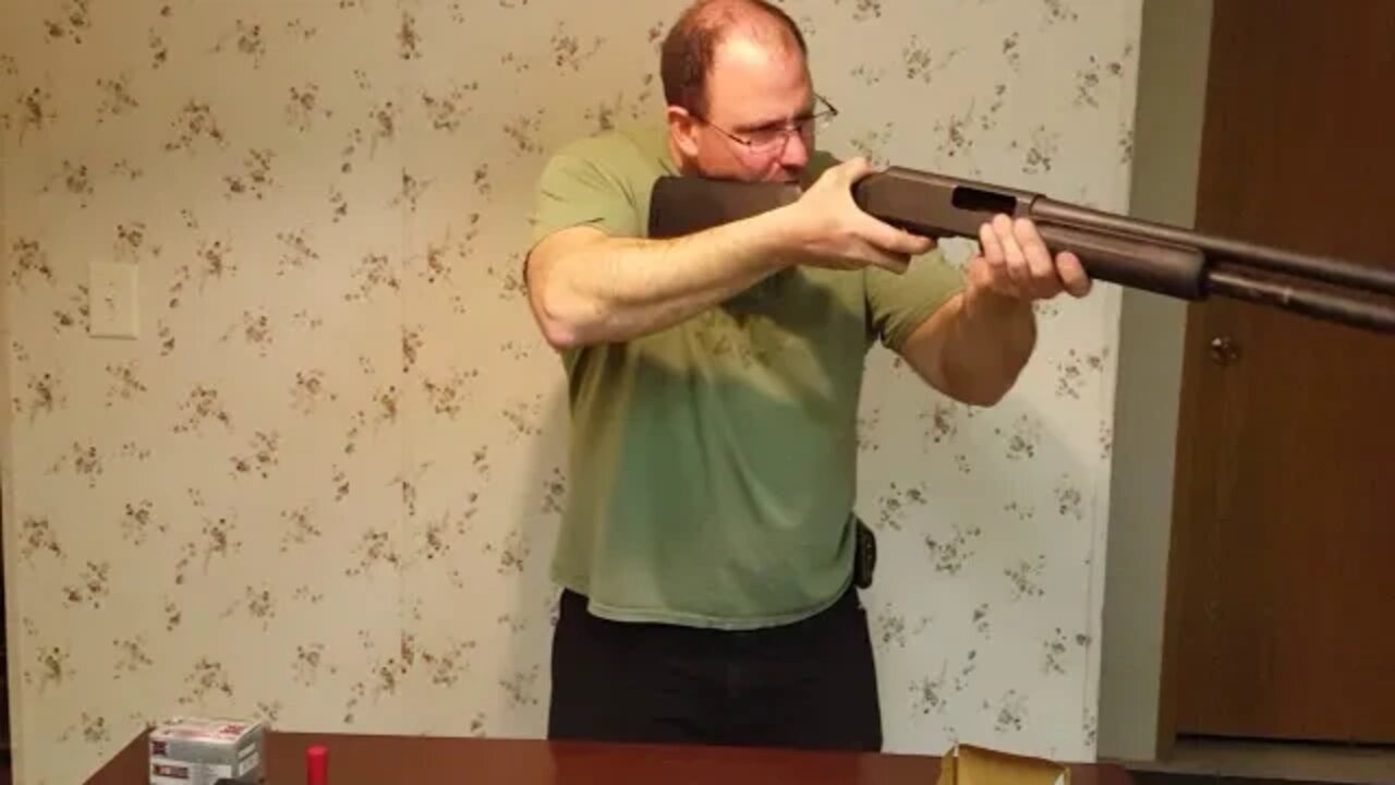Corona-Virus lockdown training on Pump Shotgun