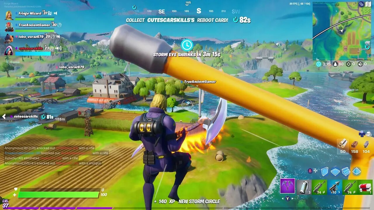 Flaming Pickaxe Fortnite