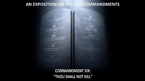 The Sixth Commandment