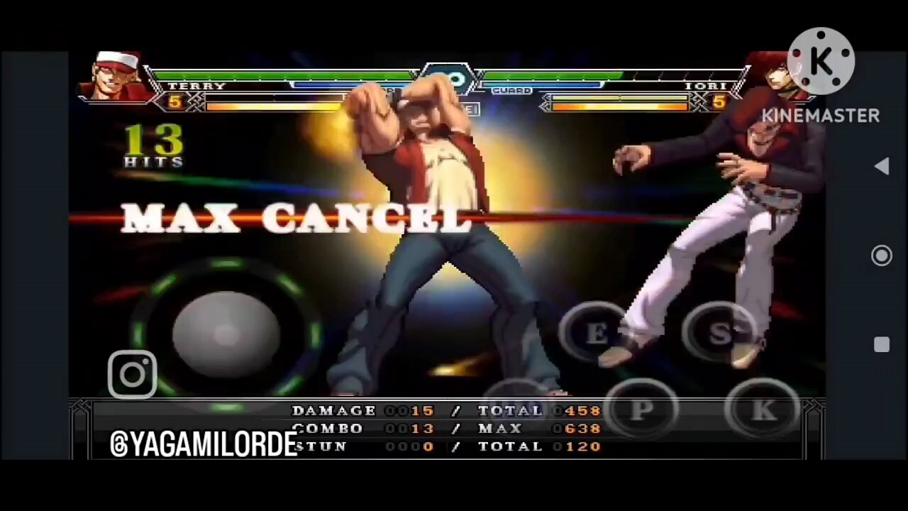 combos kof 2012-a (kof XIII mobile part 2)