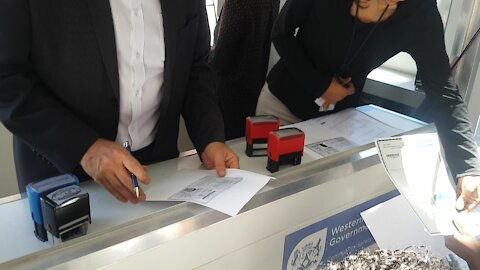 SOUTH AFRICA - Cape Town - Commissioners of Oaths pilot project launched (Video) (hCg)