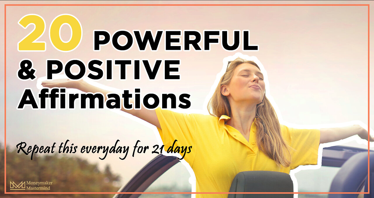 Affirmations "I AM" | Woman Voice | Top 20 to Reprogram Your Subconscious Mind, Follow-Along