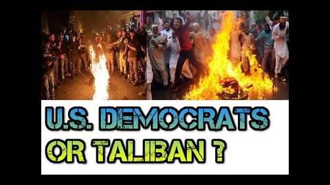 8 Photo Perception IQ Test. ' Taliban? Or US Democrats? ' Watch and Decide. (plus commentary by TM)