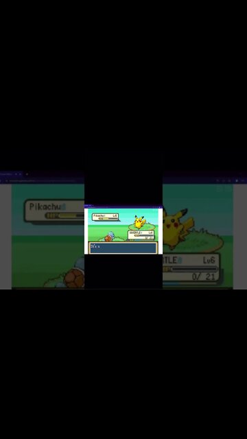 Pokémon FireRed - Wild Pikachu Used Thundershock!