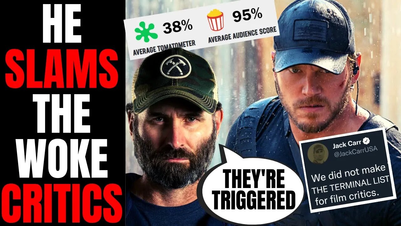 The Terminal List Writer Jack Carr SLAMS Woke Critics | They're TRIGGERED Over The Chris Pratt Show