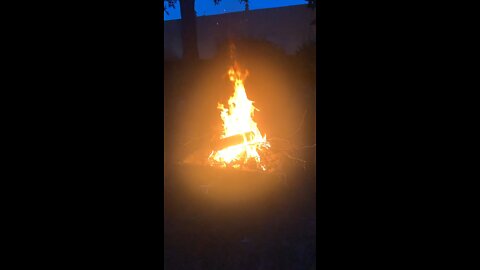 Fire in slow motion