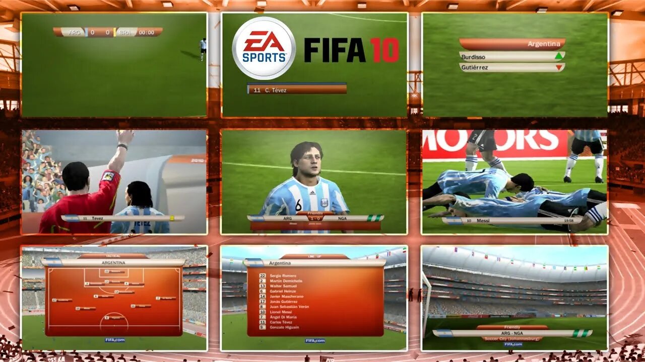 Placar e Pop-Ups Copa do Mundo de 2010 - FIFA 10