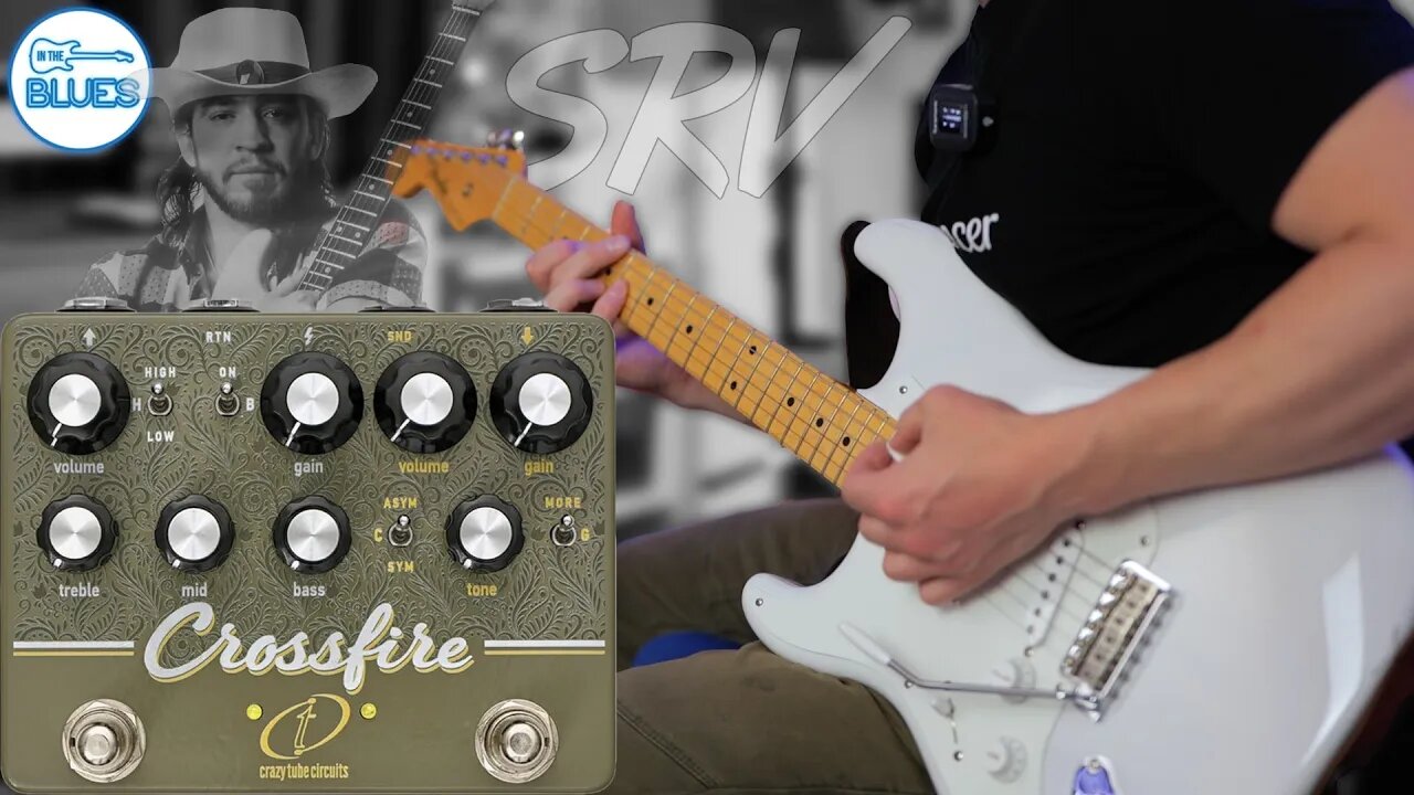 Crazy Tube Circuits Crossfire Pedal Review! SRV Tone in a Box!