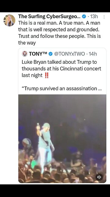 Luke Bryan | “USA!” ❤️ 🫡