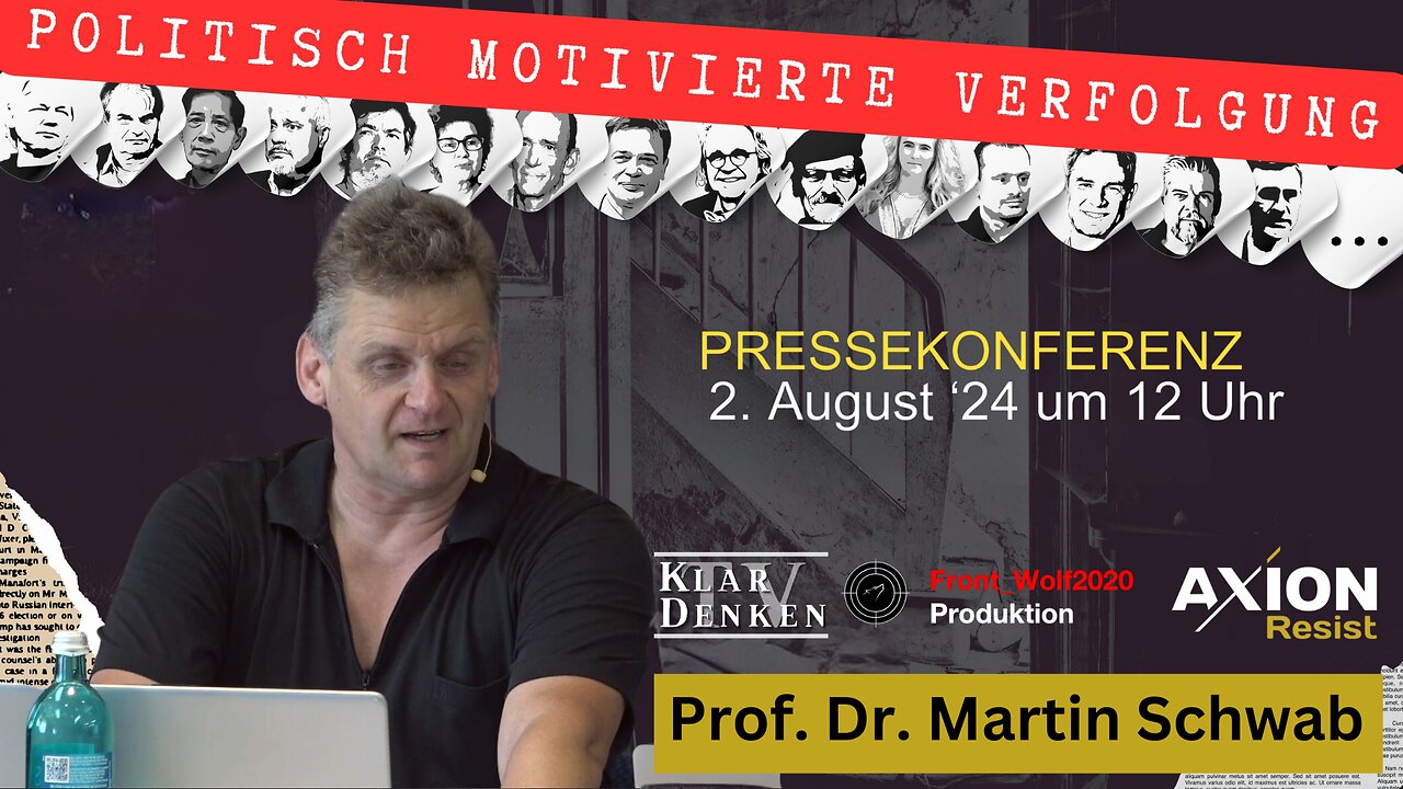 🔵⚡️Vortrag: Prof. Dr. Martin Schwab auf der Pressekonferenz AXION Resist am 02.08.2024