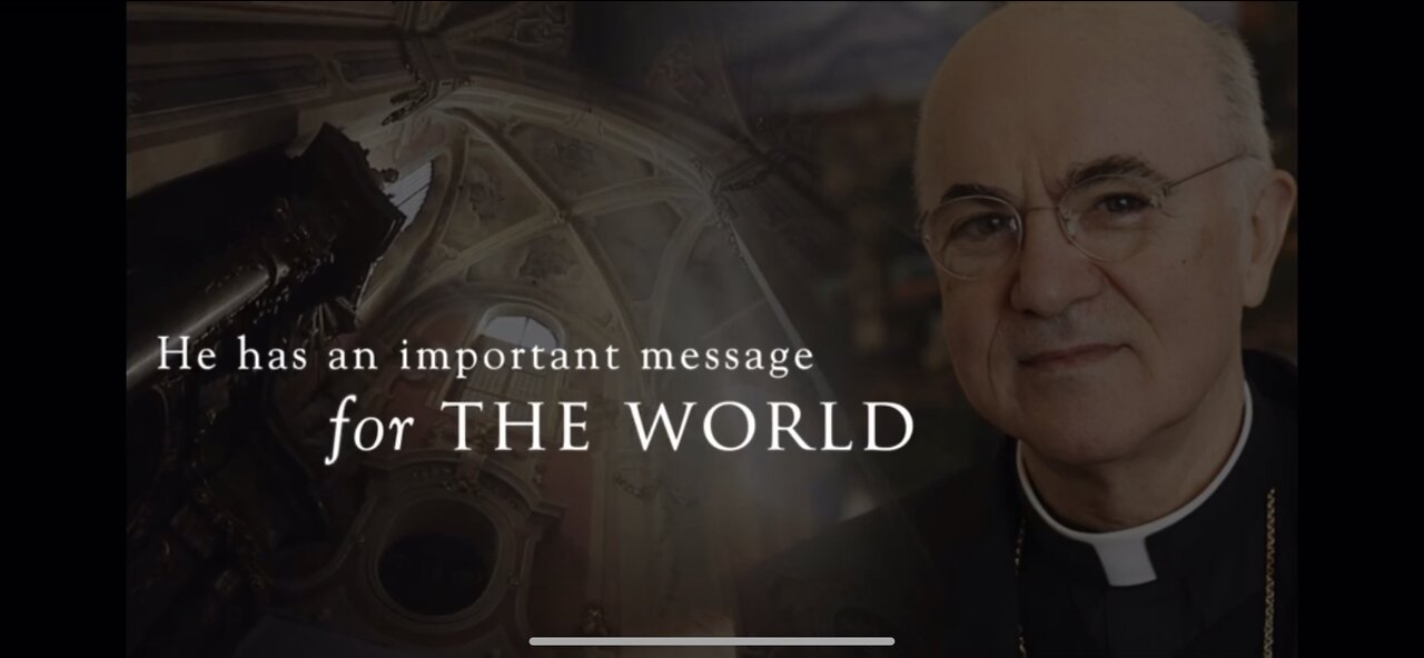 PLEASE SHARE | BREAKING NEWS | Archbishop Vigano Message for a Worldwide Anti-Globalist Alliance