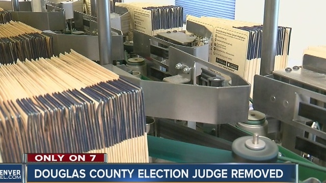 Douglas County election judge not welcome back after allegedly saying he destroyed Democrat ballots