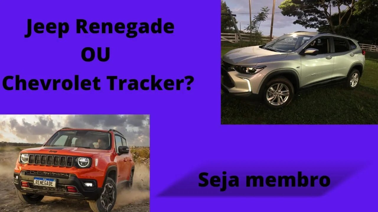 Jeep Renegade 1.3 Sport ou Chevrolet Tracker LTZ! Comparativo problemas etc.