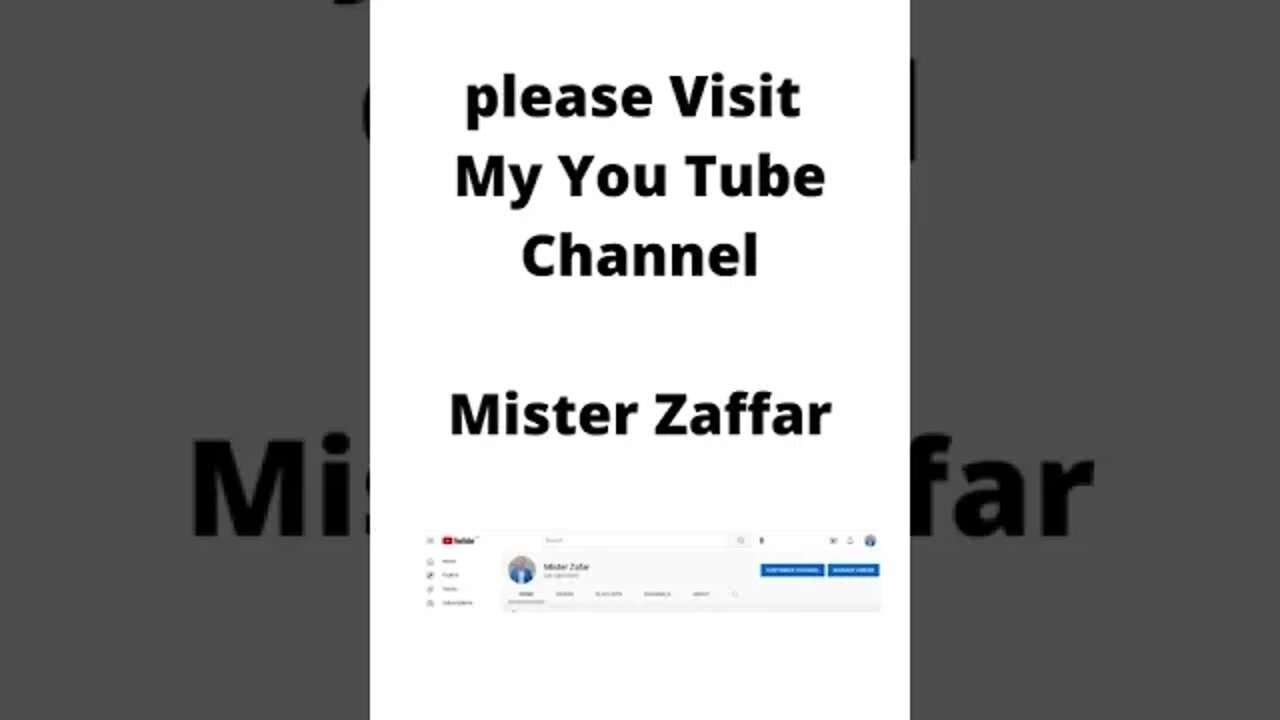 Amazing channel With amazing videos