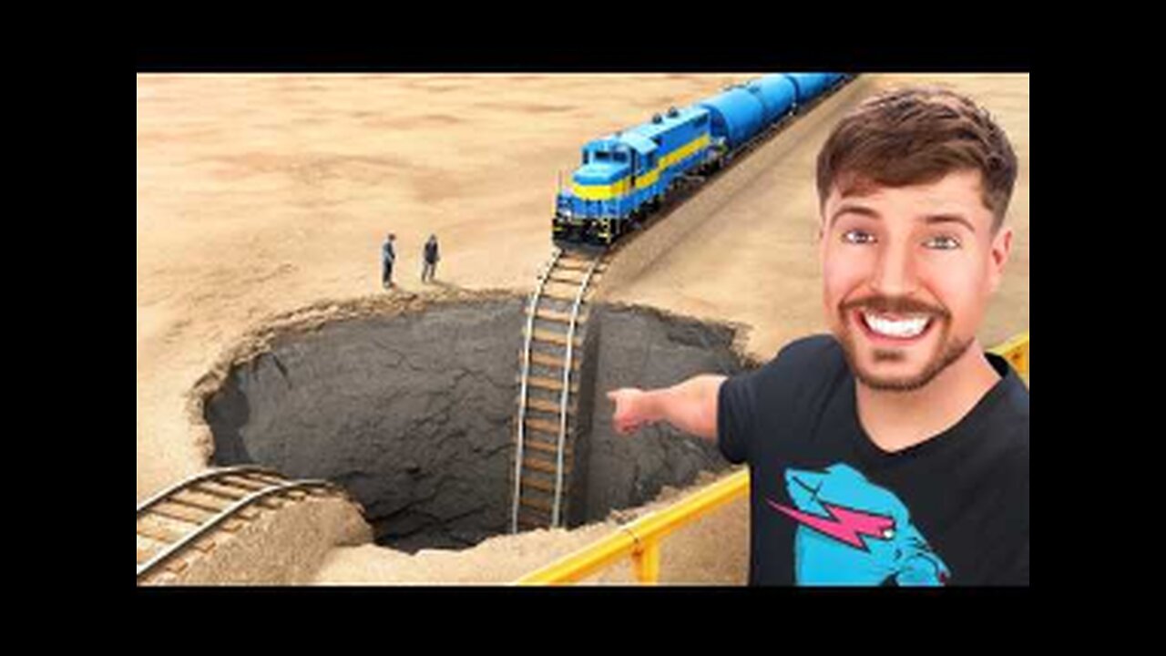 Train Vs Giant Pit