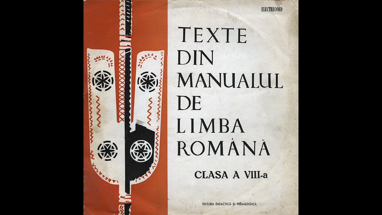 "Amintiri din copilarie" de Ion Creanga in lectura Octavian Cotescu