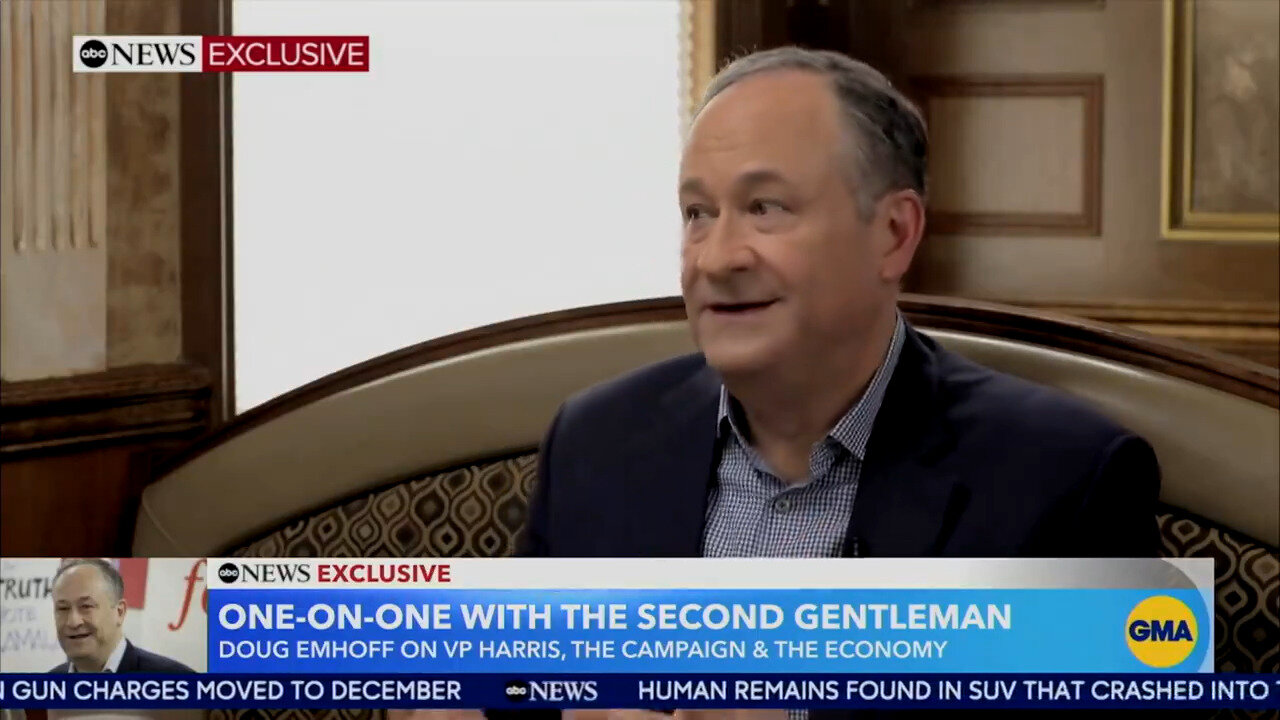 Kamala Harris' Husband Explains Why She's Not Responsible For Biden WH Failures (With ZERO Pushback)
