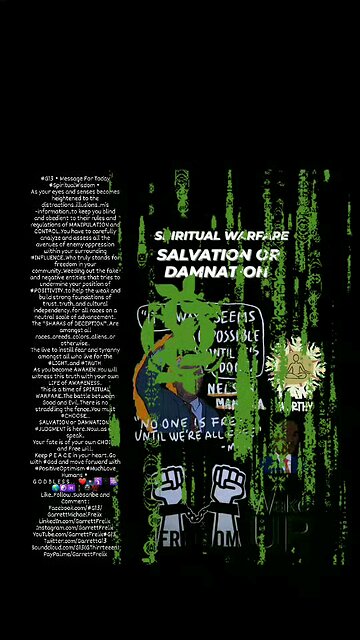 ▪︎SPIRITUAL WARFARE SALVATION OR DAMNATION▪︎