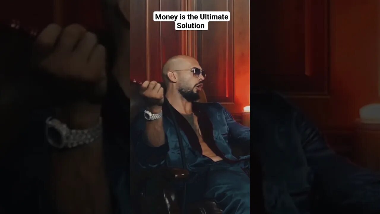 Money is the Ultimate Solution. #andrewtate #shorts