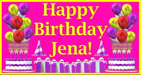 Happy Birthday 3D - Happy Birthday Jena - Happy Birthday To You - Happy Birthday Song