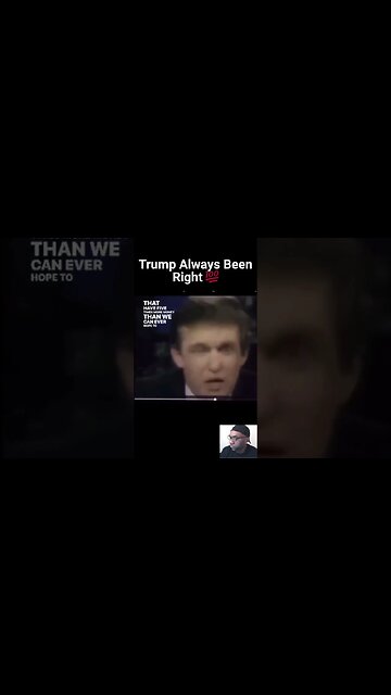 Donald Trump Always Knew!! Even Back Then. Amen!!