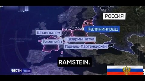 Russian State TV Unveils a Map of European Countries Targeted for Nuclear Strikes