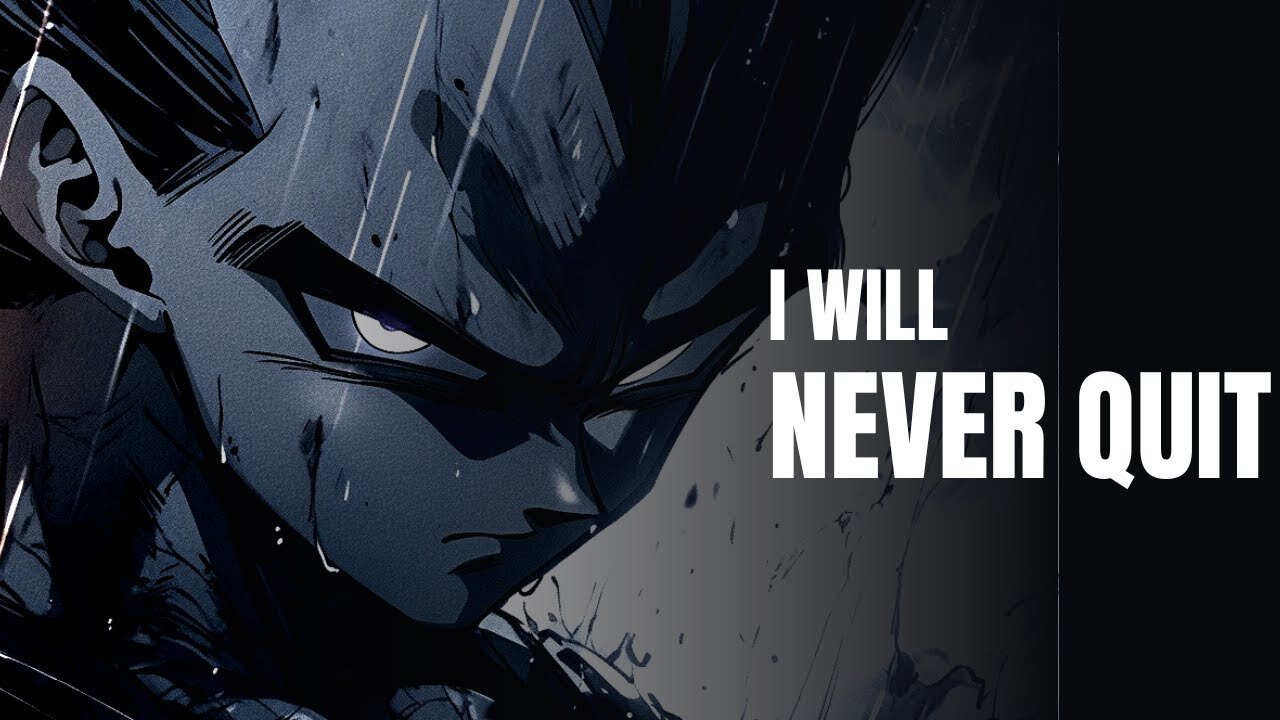 I WILL NEVER QUIT | WHEN THE ZYZZ MUSIC KICKS IN | VEGETA MOTIVATIONAL SPEECH