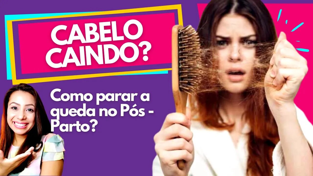 CABELO CAINDO NO PÓS PARTO? Como parar a queda? |REPOST| - Boa Gravidez