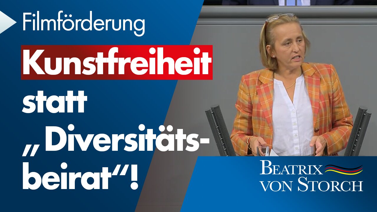 Beatrix von Storch (AfD) - Kunstfreiheit statt "Diversitätsbeirat"!