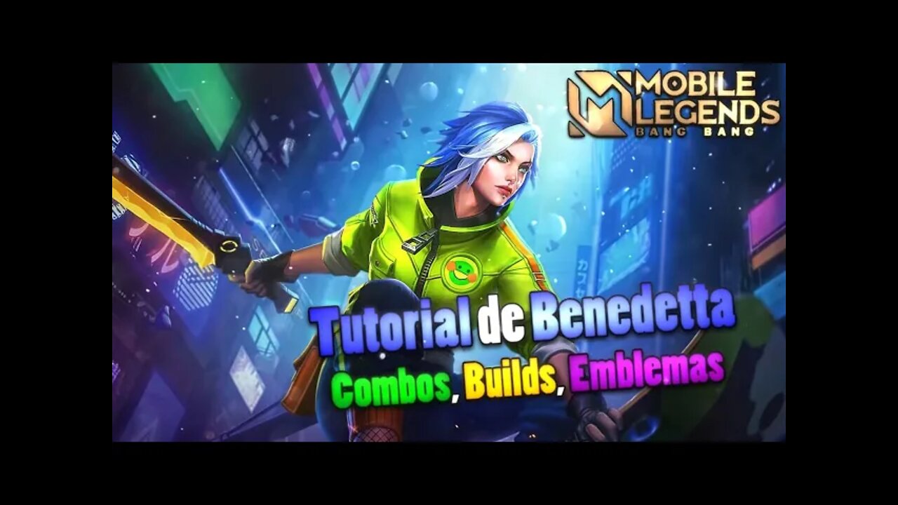 COMO JOGAR DE BENEDETTA • COMBOS, BUILD, GAMEPLAY EMBLEMA | MLBB