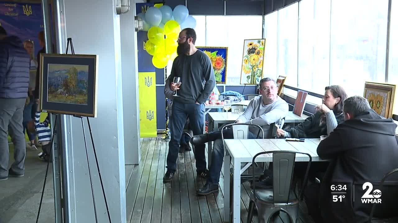 Fundraiser for Ukraine hosted at Harbor East restaurant