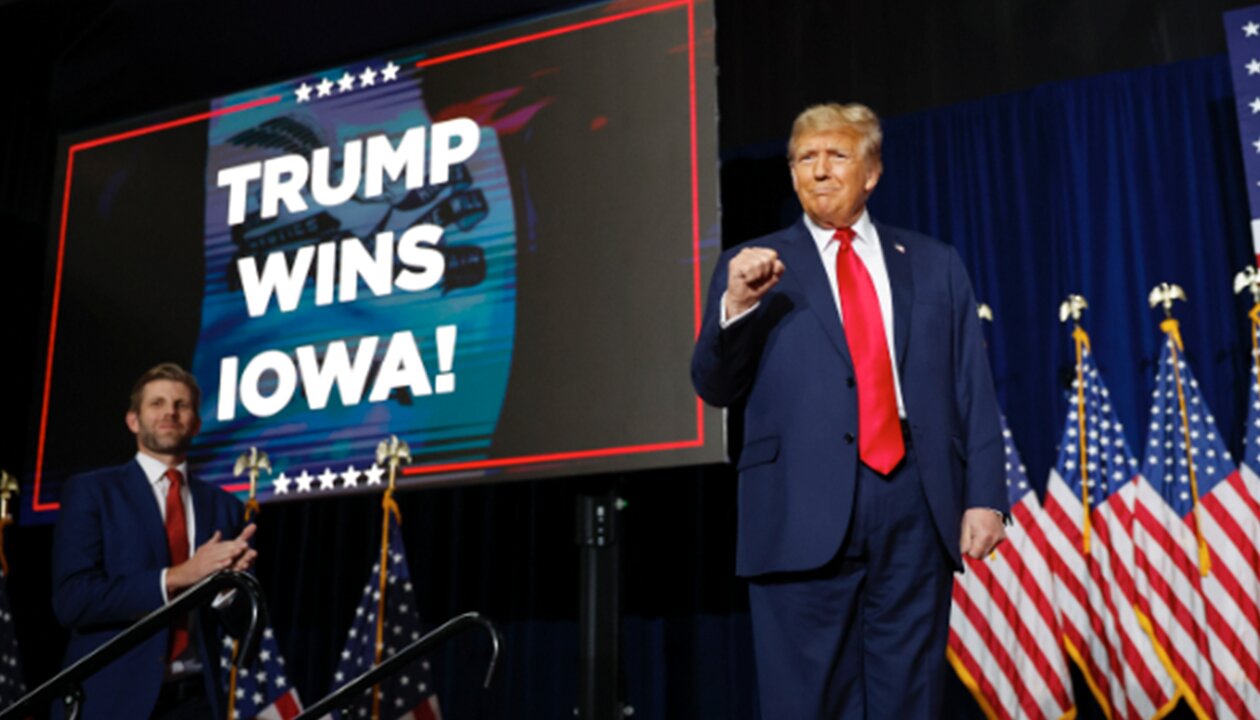 THE UPDATE - TRUMP WINS IOWA CAUCUS - FULL SPEECH