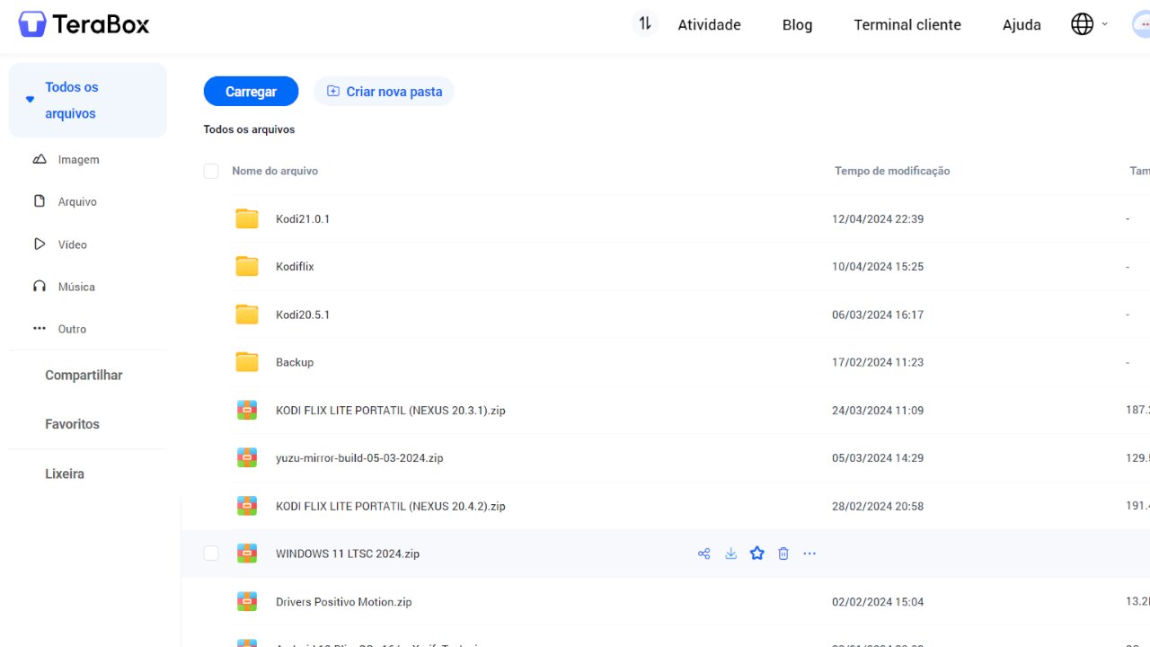 Baixando do Terabox usando IDM ou Download simples