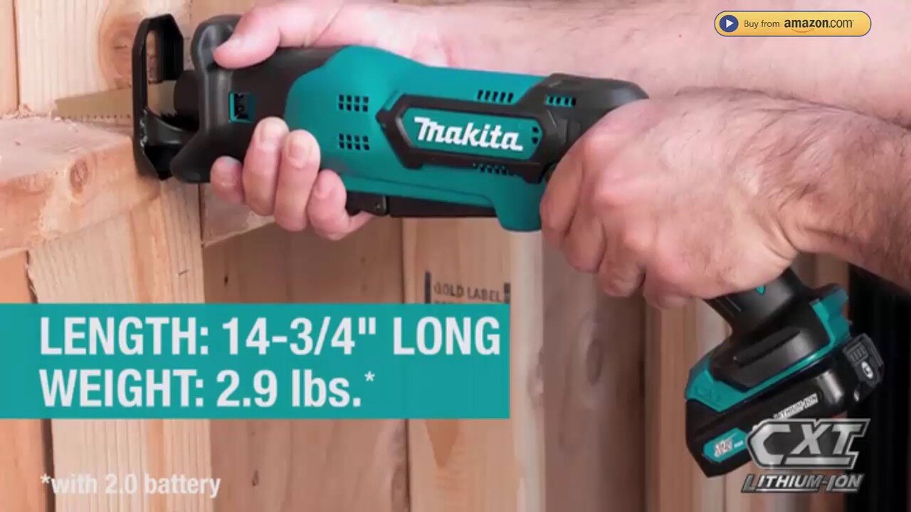 Makita 18v Cordless Compact Reciprocating Saw XRJ01Z