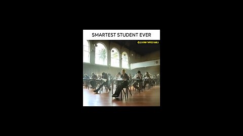 Smartest student in the class! 😯
