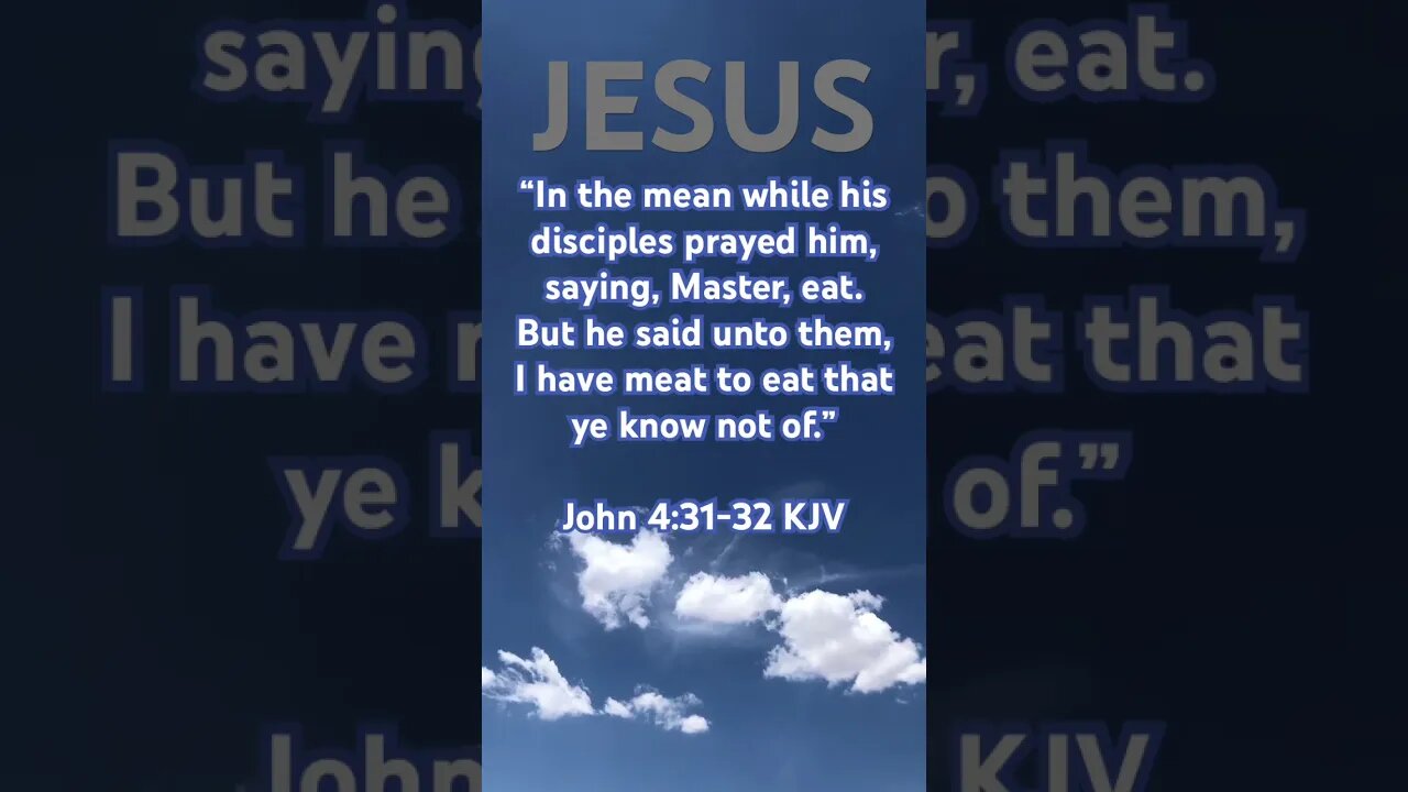 Follow Jesus🙏❤️”Food you don’t know about “ #faith #god #jesus #repentance #believe #prayer