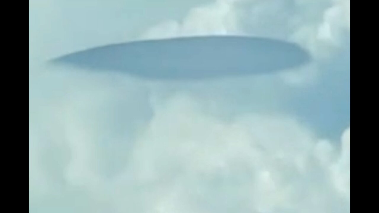 UFO Captured in the Clouds