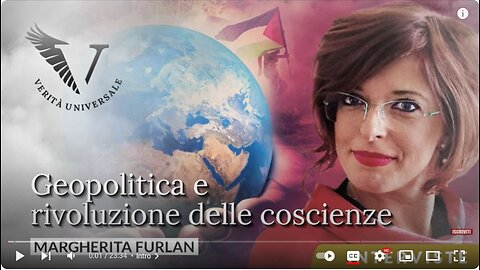 Margherita Furlan: Geopolitics and revolution of consciences