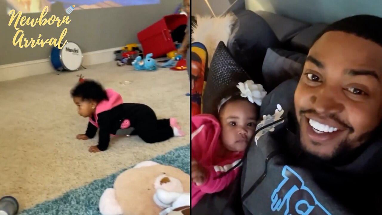 Scrappy's Daughter Cali Begins To Crawl For The 1st Time! πΌπ½
