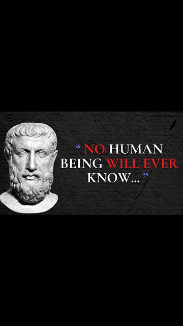 4 Deep Quotes By Xenophanes #Shorts