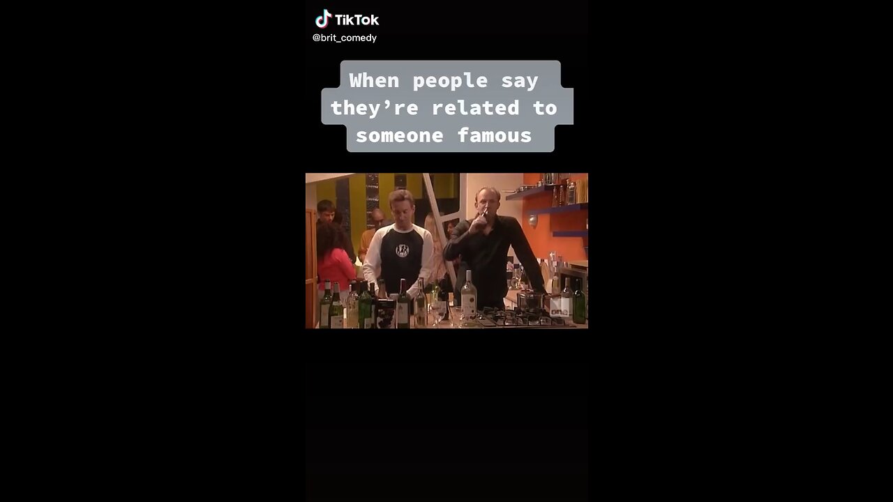 When Someone Says Thereโre Related To Someone Famous ๐๐๐ #British #Comedy